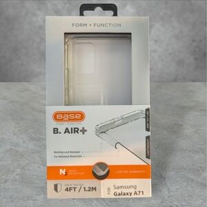 T1. Base B. Air+‎ Case For Samsung Galaxy A71 In Clear, Drop Tested